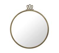 GUBI miroir mural circulaire RANDACCIO (Ø 42 cm - Verre et laiton)