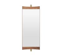 GUBI Miroir Vanity 1 Noyer-laiton