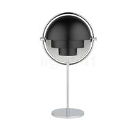 Gubi Multi-Lite Lampe de table chrome/noir , Vente d'entrepôt, neuf, emballage d'origine