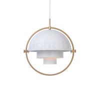 Gubi Multi-Lite Suspension laiton/blanc - ø32 cm , Vente d'entrepôt, neuf, emballage d'origine