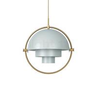 Gubi Multi-Lite Suspension laiton/gris - ø32 cm