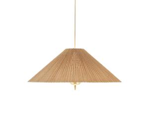 GUBI Plafonnier 1972 Ø60 cm Bambou-laiton