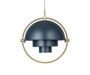 GUBI Plafonnier Multi-Lite Midnight Blue-laiton