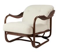 Gubi Poltrone Tria Fauteuil Rotin Foncé/Bouclé 001