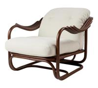Gubi Poltrone Tria Fauteuil Rotin Foncé/Reales Limonta 001
