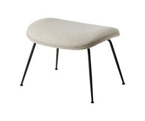 GUBI Repose-pieds Beetle Ottoman conic base entièrement revêtu Plain 0025-black