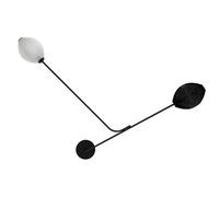 GUBI Satellite Lampe Murale Câblée Noir/ Blanc