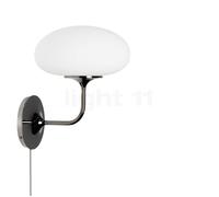 Gubi Stemlite Applique satiné/noir-chrome