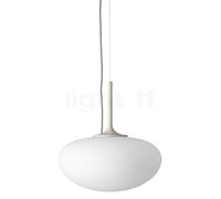 Gubi Stemlite Suspension satiné/gris - ø38 cm