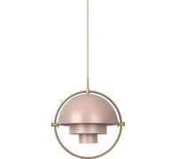 Gubi Suspension Multi-Lite - rose dust - Ø 36 cm - laiton