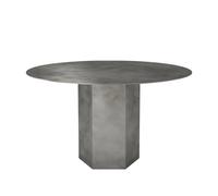 GUBI Table à manger Epic Steel misty grey