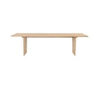 Private Table à manger rectangulaire 260 placage en chêne teinté clair Gubi - 5715015675383
