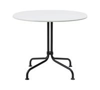 GUBI Table basse Carmel Bistro. 75x75 cm Clam white-black semi matt