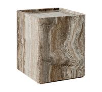 GUBI Table d'appoint Pietra 33x33x40 cm Lively sepia