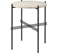 Gubi Table d'appoint TS Outdoor Ø40 cm - Classic Black, Neutral White