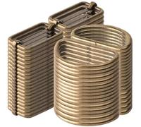 GUBOCA 80 PCS Anneau en D et Boucle Coulissante Plate en Métal,Boucle Sac,Anneau Sac a Main,pour Sacs à Dos,Ceintures,Artisanat,Bricolage (Bronze, 25mm)