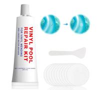 Gubuyi Kit Reparation Piscine,Kit Reparation Pool Gonflable,Rustine Matelas Gonflable,Transparente Rustine Piscines, Kit de Réparation pour Variété d'Objets Gonflables,Caoutchouc PVC,Kayaks