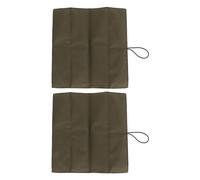 Gucagle 2 PCS Tapis de Siège de Pique-Nique Pliable Épais Confortable Coussin de Siège de Randonnée pour Sac à Dos Camping en Plein Air Pique-Nique Tissu Oxford et Coton Perlé (Verte)