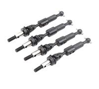 Gucagle 4 pièces RC en Acier réglable CVD Arbre d'entraînement Universel axe de Transmission Compatible avec Les Voitures HSP 94123 94103 RC Durable Haute Performance Noir 73 85mm