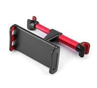 Gucagle Appui-tête de siège arrière de Voiture, Support de téléphone Portable, Support Universel Rotatif réglable pour Smartphones, tablettes de 4,7 à 10,5 Pouces, Noir Rouge, Alliage (Rouge)