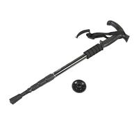 Gucagle Bâtons de randonnée bâton de Marche télescopique en Alliage d'aluminium avec Panier de Boue Absorption des Chocs pour Camping en Plein air randonnée Escalade (L Handle)