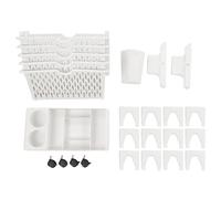 Gucagle Bibliothèque Mobile à 6 Niveaux, Grande capacité, épaisse, multifonctionnelle, pour Bureau, Salon, Roue Universelle, Gain de Place, Organisateur de Rangement (Blanche)