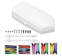 Gucagle Boîte de Rangement de Bagages de Coffre de Toit de Voiture RC, pièces de Mise à Niveau en Plastique ABS de qualité supérieure pour Voitures télécommandées 1/10 1/8 comme SCX10 (Blanche)