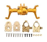 Gucagle Boîtier d'essieu Avant Coupelle de Direction CNC RC Voiture Ensemble de boîtier d'essieu Avant en métal Matériau en Laiton en Alliage d'aluminium de qualité supérieure Haute (Or)