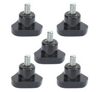 Gucagle Bouton Boulon Poignée de Verrouillage Triangle 5Pcs Durable AntiCorrosion Résistant à l'Usure Poignée Twist Bouton Écrou Vis pour Meubles Machines Projets de Bricolage Acier (Mch*32 * 10)