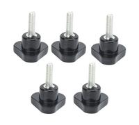 Gucagle Bouton Boulon Poignée de Verrouillage Triangle 5Pcs Durable AntiCorrosion Résistant à l'Usure Poignée Twist Bouton Écrou Vis pour Meubles Machines Projets de Bricolage Acier (Mch*32 * 20)