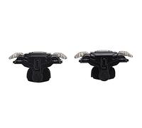 Gucagle Bouton de Jeu Déclencheur de Tir Contrôleur Haute Sensibilité Conception Ergonomique Équipement Auxiliaire de Téléphone Portable pour Android IOS Accessoires de Jeu Noir ABS Métal