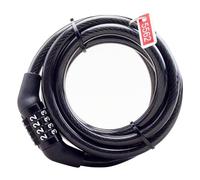 Gucagle Câble antivol de vélo Haute sécurité à 4 Chiffres, câble antivol Robuste pour VTT et Scooters en Acier au manganèse 8 x 1100 mm