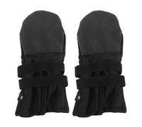 Gucagle Chaussettes antidérapantes pour chiens, 1 paire, tissu en coton élastique, empêche les griffes de lécher, forte adhérence pour sols en bois dur, petits et grands chiens âgés (M.)