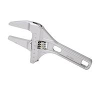 Gucagle Clé à molette large ouverture 7 mm à 70 mm en alliage d'aluminium, outil de serrage pour salle de bain, plomberie, articles sanitaires, démontage d'écrou de tuyau, couleur argent,