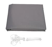 Gucagle Clôture en polyester gris, protection solaire, résistant aux UV, imperméable, pare-brise, pare-brise en pour balcon et terrasse, pare-brise d'intimité
