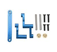 Gucagle Composants de Direction RC Kit de Mise à Niveau en Alliage d'aluminium Performance de Direction améliorée pour Voitures télécommandées à l'échelle 1/16 MJX 16208 16207 16210 3 (Bleue)