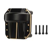 Gucagle Couvercle de différentiel RC en Laiton Robuste, pièces de Mise à Niveau du boîtier différentiel de l'essieu Avant et arrière pour SCX10 II AR44 1/10 RC Crawler Car, Noir 31x30mm