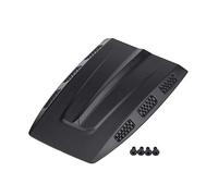 Gucagle Couvercle de Moteur sur chenilles RC, Haute Simulation, Accessoire en Plastique léger et Durable pour SCX10 Wrangler échelle 1/10 RC Crawler Noir 10,5x7cm