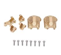 Gucagle Couvercle de Pont en Laiton Trx4, Ensemble de Supports de biellette de Direction universels en Laiton de Haute qualité pour modèles Traxxas Trx4, Accessoires durables antirouille,