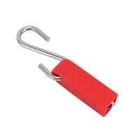 Gucagle Crochet de corde de voie en acier inoxydable 304, sûr, résistant à la corrosion, petite ligne de voie, crochet intégré pour piscine, coque en caoutchouc durable, léger,