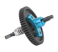 Gucagle Embrayage à Pantoufle Complet à engrenage Droit 54T, Ensemble d'embrayage différentiel en Acier et Aluminium pour Voitures Traxxas Slash 1/10 RC (Bleue)
