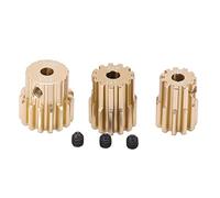 Gucagle Ensemble d'engrenages de pignon de Moteur en Alliage d'aluminium antirouille, diamètre d'arbre de 3,17 mm pour Voiture 1/10 RC, Accessoires de Moteur sans balais brossés, léger et (1 modèle)