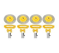 Gucagle Étriers de disques de Frein en métal de Simulation RC, pièces de Mise à Niveau Haute Performance pour Voitures Traxxas TRX4 TRX6 1/10 RC, Ensemble de 4 pièces, durables, légers, (Jaune)