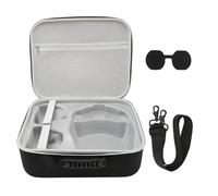 Gucagle Étui de Transport Rigide pour PS VR2, Sac de Rangement de Voyage étanche avec bandoulière, Sac à Main Portable pour Accessoires de contrôleurs de Console PS VR2, Noir Gris