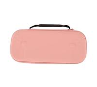 Gucagle Étui pour Lecteur de télécommande de Jeu, résistant à l'eau, Anti-Rayures, Compartiment à Double Fermeture éclair, Sac en Maille, Rangement de Transport, étui Rigide de Voyage (Rose)