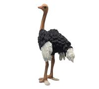 Gucagle Figurine d'autruche réaliste, Jouet éducatif réaliste, modèle Animal de la Faune pour Enfants garçons Filles, Apprentissage du Temps de Jeu, matériau PVC sûr et Durable