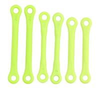 Gucagle Kit de biellette de Direction RC, Artisanat Exquis, Ensemble de biellettes de Direction en Plastique léger et Durable pour Voiture RC 12428 1/12, Couleur Verte, 6 pièces