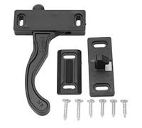 Gucagle Kit de loquet de porte moustiquaire pour camping-car, poignée droite, installation simple, robuste et pratique, ensemble de loquets de porte en ABS pour camping-car, remorques de