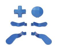 Gucagle Kit de réparation de 6 pièces de palettes de contrôleur sans fil D Pads en acier inoxydable de qualité supérieure pour contrôleurs Series 2 et 2 Core (Bleue)
