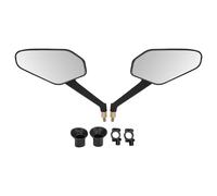 Gucagle Lot de 2 rétroviseurs de vélo avec Fixation sur Guidon, lentille en Verre Robuste résistant aux Rayures, réglable à 360 degrés pour vélos électriques de Route de Montagne,